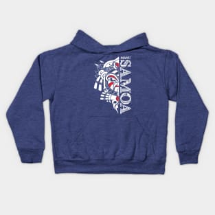 Manu Samoa Rugby Samoan Tattoo Mask Kids Hoodie